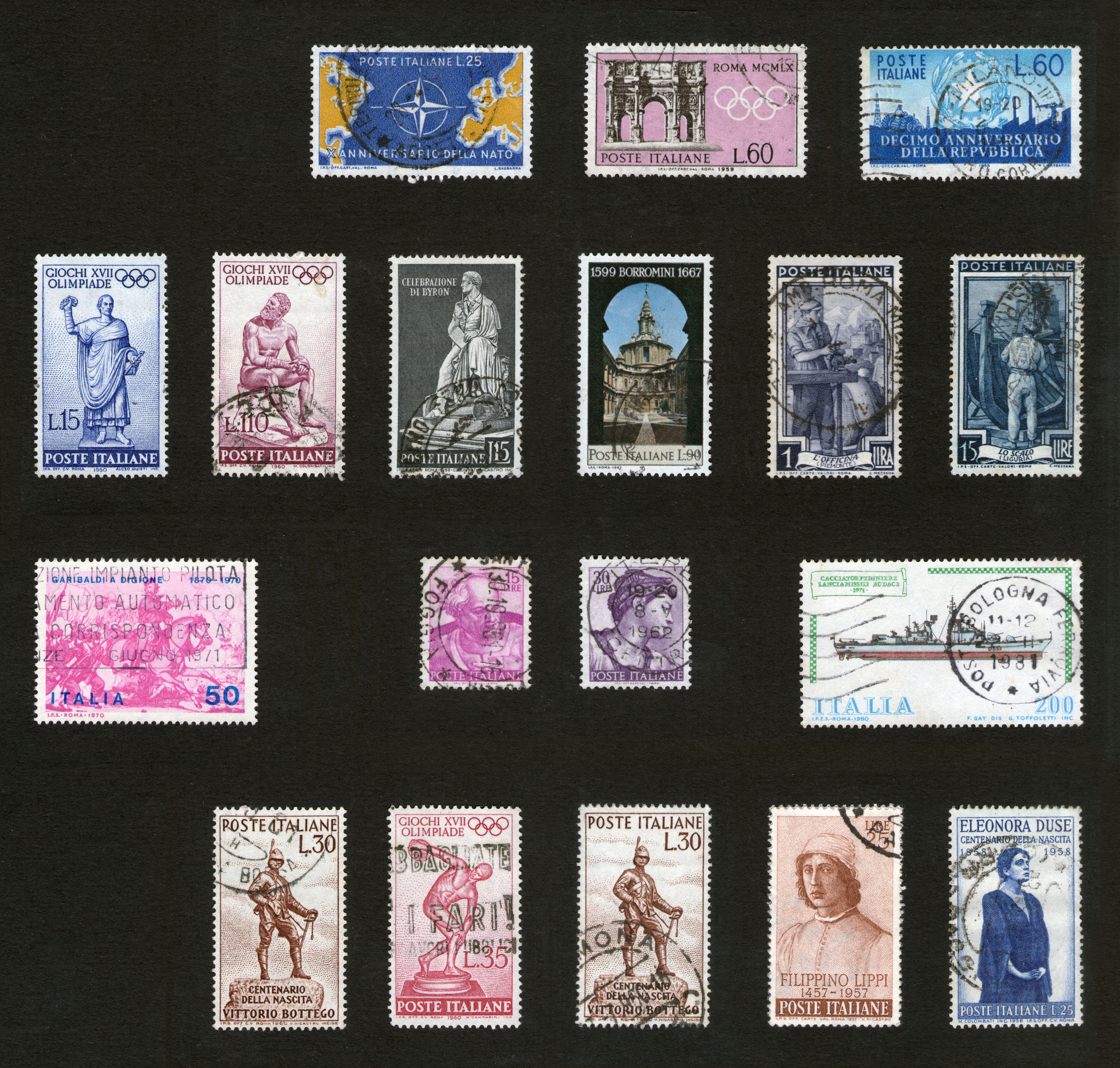 Potanske markice, Evropa