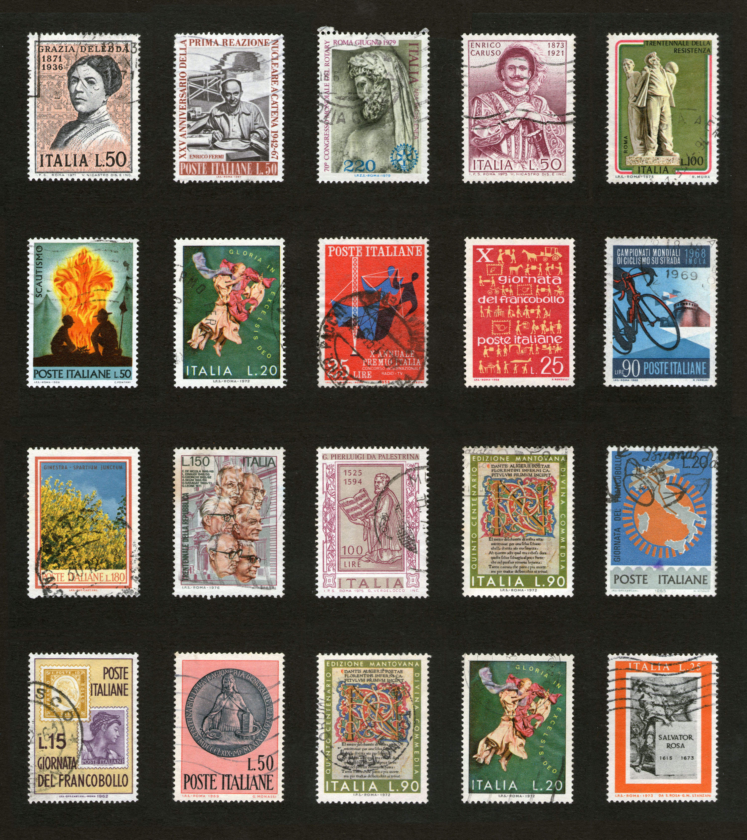 Potanske markice, Evropa